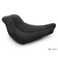 LUIMOTO (Hex-Diamond) Rider Seat Cover for the HARLEY DAVIDSON LOW RIDER S (2016+)